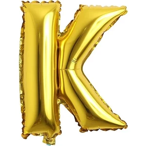 Çıtı Pıtı Store K Harfi Gold Folyo Balon