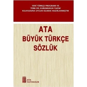 Türkçe Sözlük Ata Yayınları Büyük Sözlük Ciltli