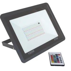 Led Projektör 100 Watt Renkli Rgb Uzaktan Kumandalı