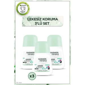 3'lü Garnier Mineral Lekesiz Koruma Roll-On Seti