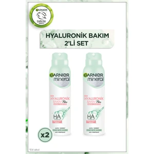 2'li Garnier Mineral Hyaluronik Bakım Deodorant Seti