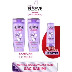 2'li Elseve Hydra Hyaluronic Şampuan Saç Bakım Seti