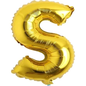 Çıtı Pıtı Store S Harfi Gold Folyo Balon