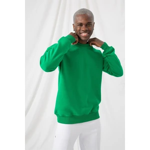 Erkek Vibe Oversize Zümrüt Yeşili Sweatshirt