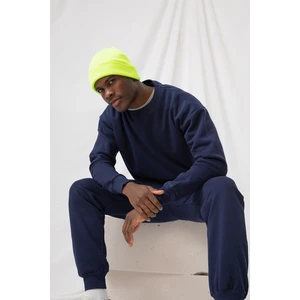 Erkek Vibe Oversize Lacivert Sweatshirt