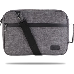 WSM144 Monza Serisi 13-14" Su Geçirmez Kumaş ve Fermuar Laptop,notebook Çantası-Gri