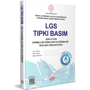 Editör Yayınları LGS Tıpkı Basım Çıkmış Sorular ve Çözümleri