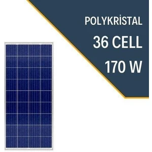 170W Watt Polykristal Güneş Paneli