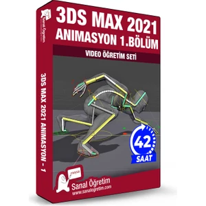 Sanal Öğretim 3ds Max 2021 Animasyon 1.bölüm Video Ders Eğitim Seti