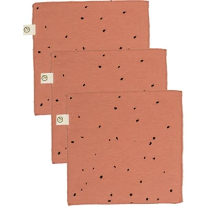 Little Gusto 3'lü Ağız Bezi Cosmos Yenidoğan Pembe Organik Pamuk