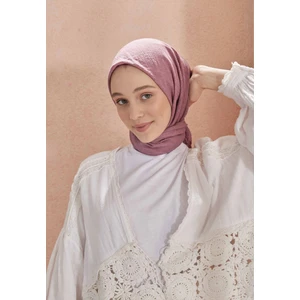 Fresh Scarfs Taşlanmış Organik Eşarp Mürdüm