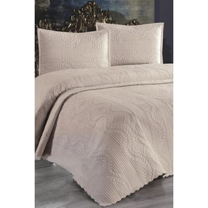 Kadınca Dükkan Tek Kişilik Microfiber Yatak Örtüsü Takımı  Cappuccino