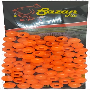 Sr Sazanrig Kırmızı Yuvarlak Boncuk 9 mm ( Geniş Delik)