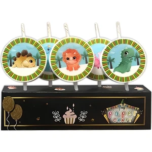 Çıtı Pıtı Store 5'li Pasta Mum Dinazor