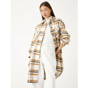 Oversize Shacket Cep Detaylı