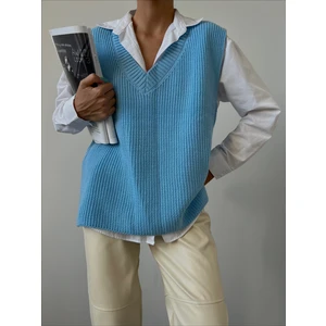 Erki Triko Kadın V Yaka Triko Süveter