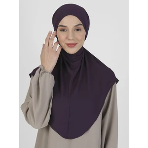 Krep Kemerli Türban - Mor - Ecardin