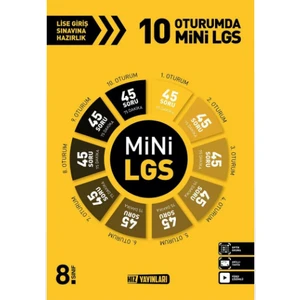 Hız Yayınları 8. Sınıf LGS 10 Oturumda Mini LGS