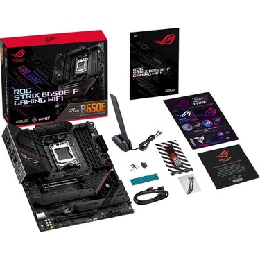 【動作確認済】ASUS ROG STRIX B650E-F 本体のみ ASUS ROG STRIX B650E-F GAMING WIFI-6 DDR5 HDMI DP PCIe 16X Fiyatı