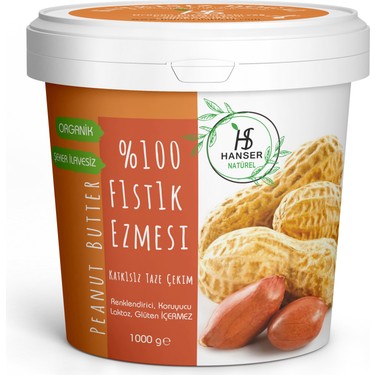 Naturel Çiftçi 350 gr Şekersiz Katkısız Doğal Yer Fıstığı Ezmesi - Fiyat  Performans