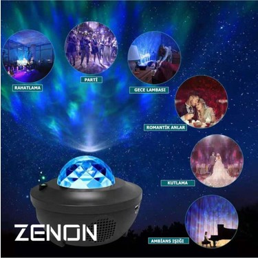 Starry Projektör Hoparlör Gece Lambası Fiyatı - Taksit Seçenekleri