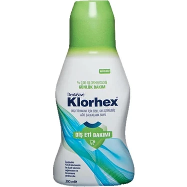 Dentasave Klorhex Ağız Çalkalama Suyu Günlük Bakım 300 ml Antibakteriyel