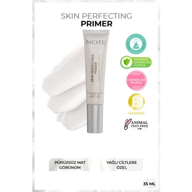 Note Cosmetics Skin Perfecting Primer Matlaştırıcı Yağlı Ve Karma Ciltler İçin 35 ml Makyaj