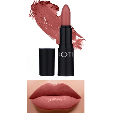 Note Cosmetics NOTE Mattemoist Lipstick 311 Satin Cup Pembe Nude Mat Bitişli Ruj Yumuşak Doku 