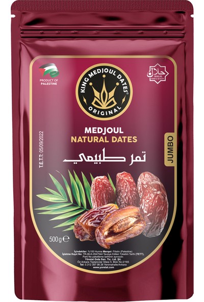 King Medjoul Dates Premium Kudüs Hurması - Jumbo 500 gr