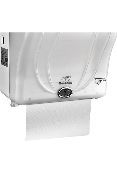 Rulopak Sensörlü Havlu Makinesi 21 Cm Transparan Beyaz