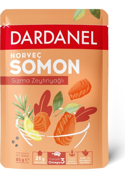 Zeytinyağlı Somon Poşet 85 gr