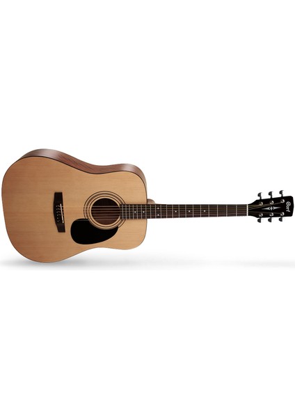 Müzik Cort AD810OP Akustik Gitar, Open Pore, Ladin Kapak, Arka yanla