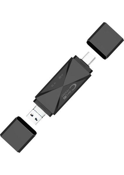 ADS-218 8 Pin+Usb+Tip-C Çok Function Card Okuyucu (Yurt Dışından)
