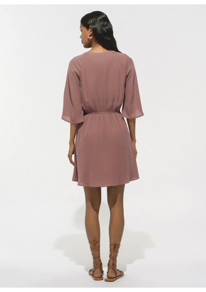 Pembe Kadın Elbise PFKSS22EL0093