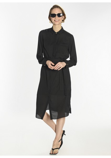 Siyah Kadın Elbise PFKSS22EL0067 fırsatları