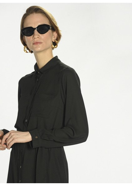 Siyah Kadın Elbise PFKSS22EL0067 indirimleri