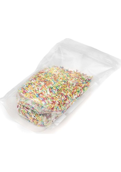 Şeffaf Kilitli Doypack Ambalaj 11 x 18,5 + 3,5 cm. 100 gr. - 50 Adet