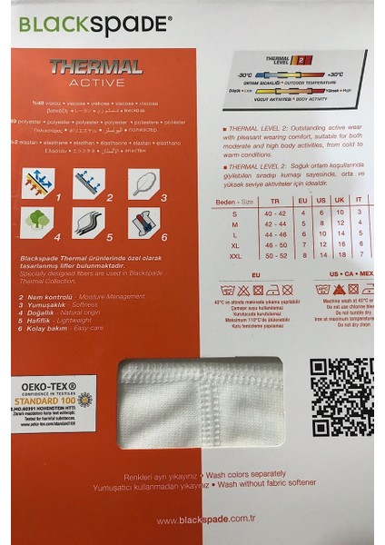 9262-BLACKSPADE Erkek 2.seviye Termal Alt Içlik-Siyah fiyatları
