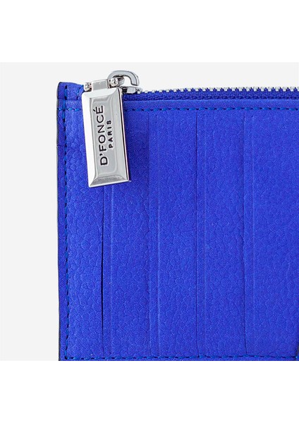 Cooluxury Hakiki Deri Unisex Cüzdan Sky Mavi Floter