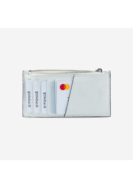 Cooluxury Hakiki Deri Unisex Cüzdan White Beyaz Floter