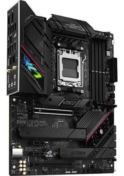 Rog Strıx B650E-F Gamıng Wıfı Amd B650 Am5 Ddr5 6400 Dp Hdmı 3X M2 Usb3.2 Ax Wifi + Bt Aura Rgb 2.5Gbit Lan Atx (Rog Strıx B650E-F Gamıng Wıfı) Anakart