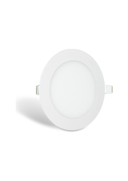 Yuvarlak Slim LED Panel Armatür 9W Sıva Altı (6500K)