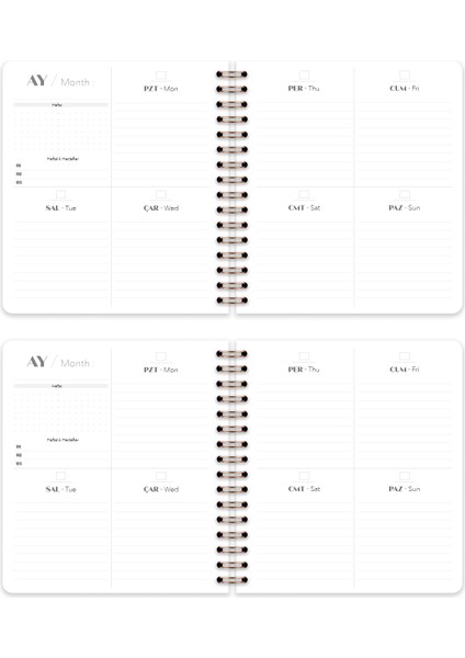 Süresiz Planlayıcı Kare Ajanda Pembe indirimleri