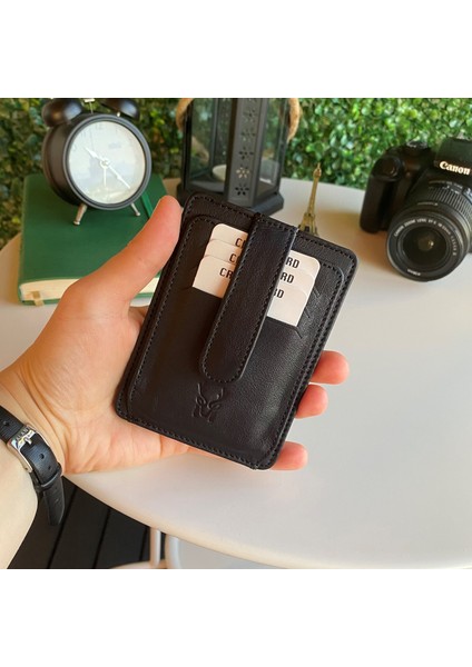Zona - Deri Kağıt Para Bölmeli Kimlik Kart Gözlü Kartlık Cüzdan