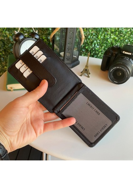 Zona - Deri Kağıt Para Bölmeli Kimlik Kart Gözlü Kartlık Cüzdan fırsatları