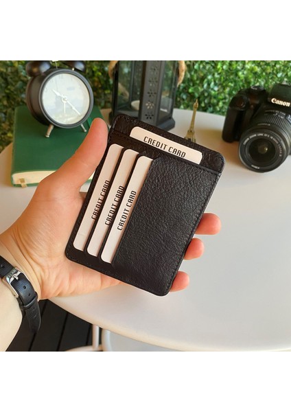 Zona - Deri Kağıt Para Bölmeli Kimlik Kart Gözlü Kartlık Cüzdan indirimleri