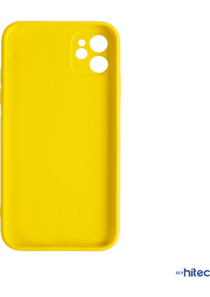 Deluxe Iphone 11 Mat Kılıf Sarı