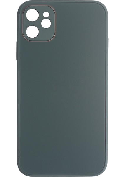 Deluxe Iphone 12 Mat Kılıf Yeşil