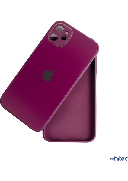 Deluxe Iphone 12 Mat Kılıf Mor modelleri