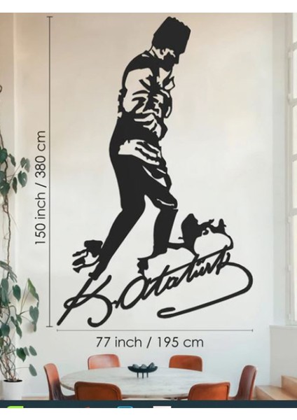 Atatürk Metal Tablo